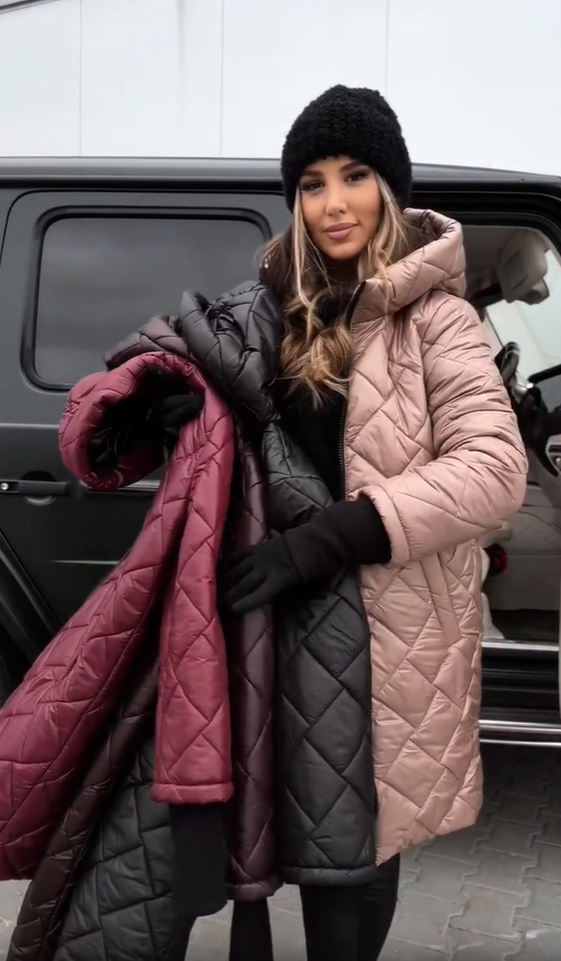 ELISABETH | HOODED QUILTED DOWN JACKET