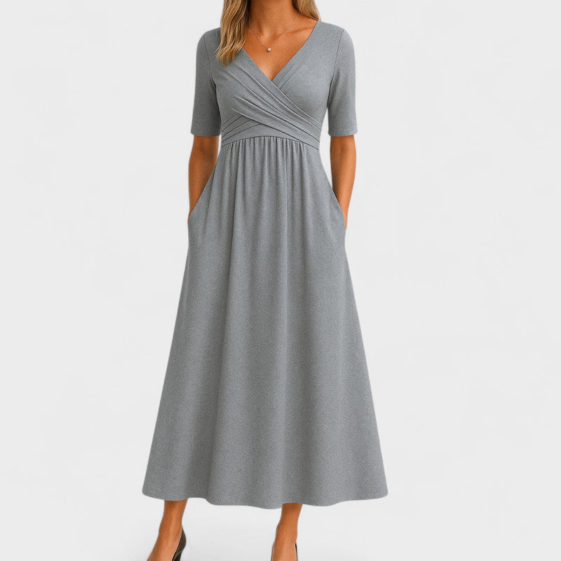 BRIGID | ELEGANT SLIMMING MIDI DRESS