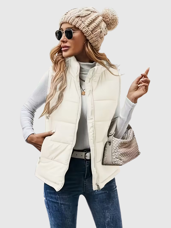 Ivy | Stand-Up Collar Padded Vest