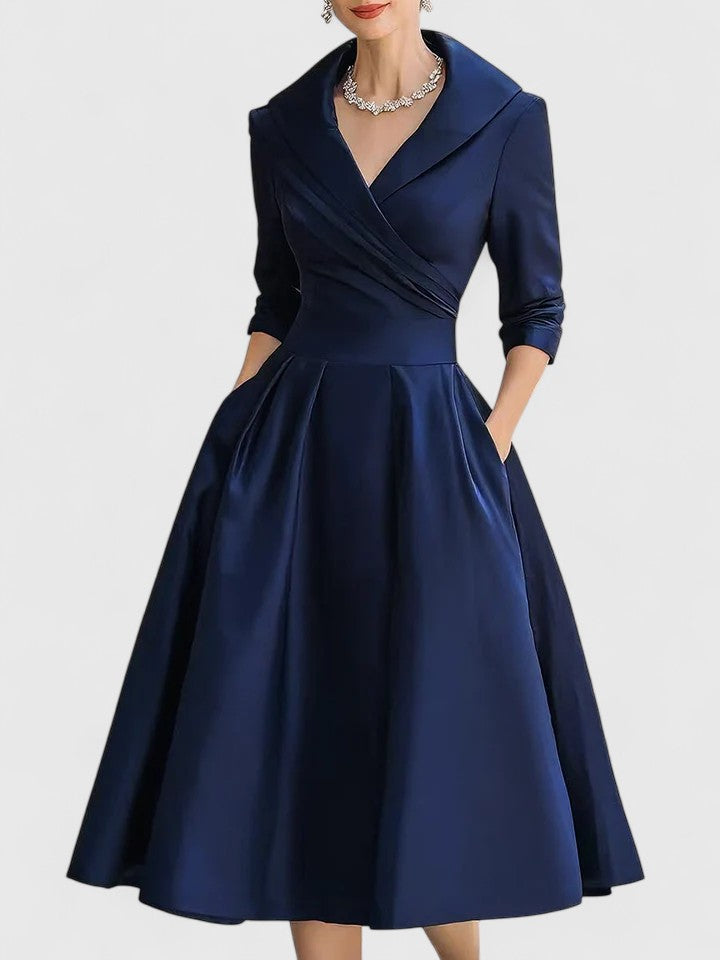 Yan | Elegant Midi Dress
