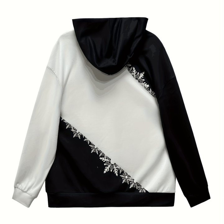 LENORA | COZY SNOWMAN KNIT HOODIE