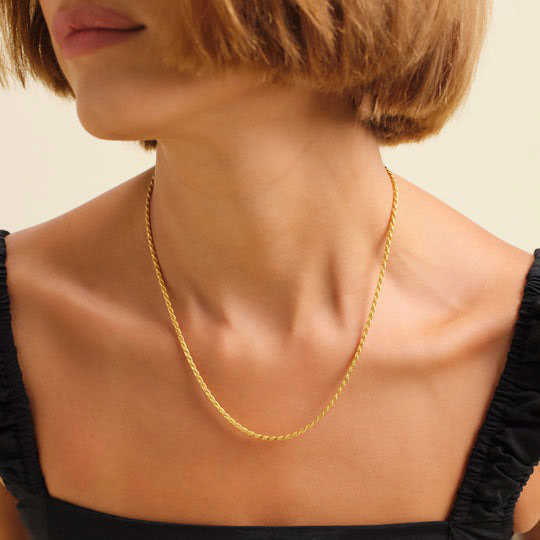 Mikalynne | Rope Chain 18K Gold