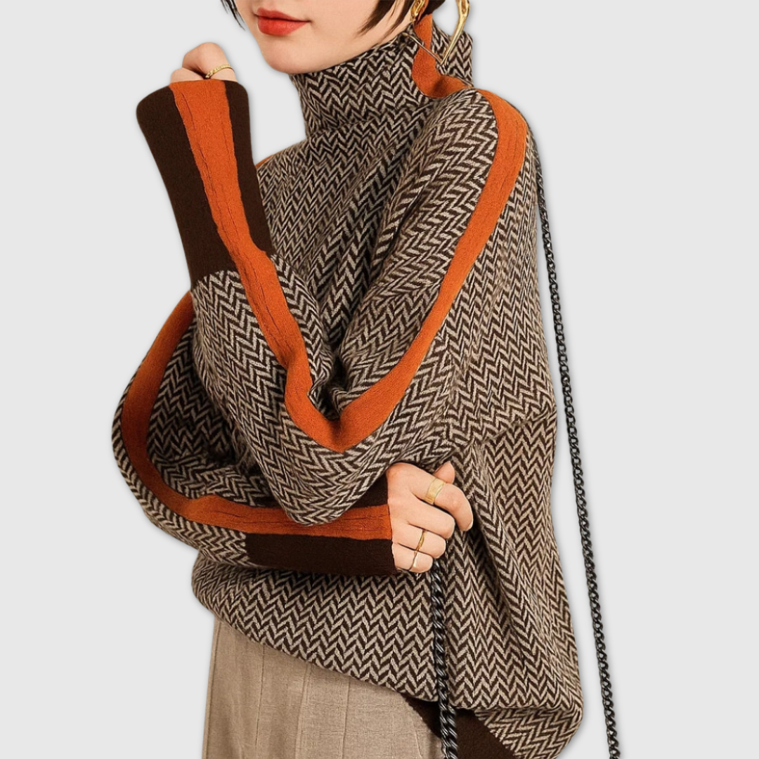 MARTINA | TIMELESS HIGH-COLLAR PULLOVER