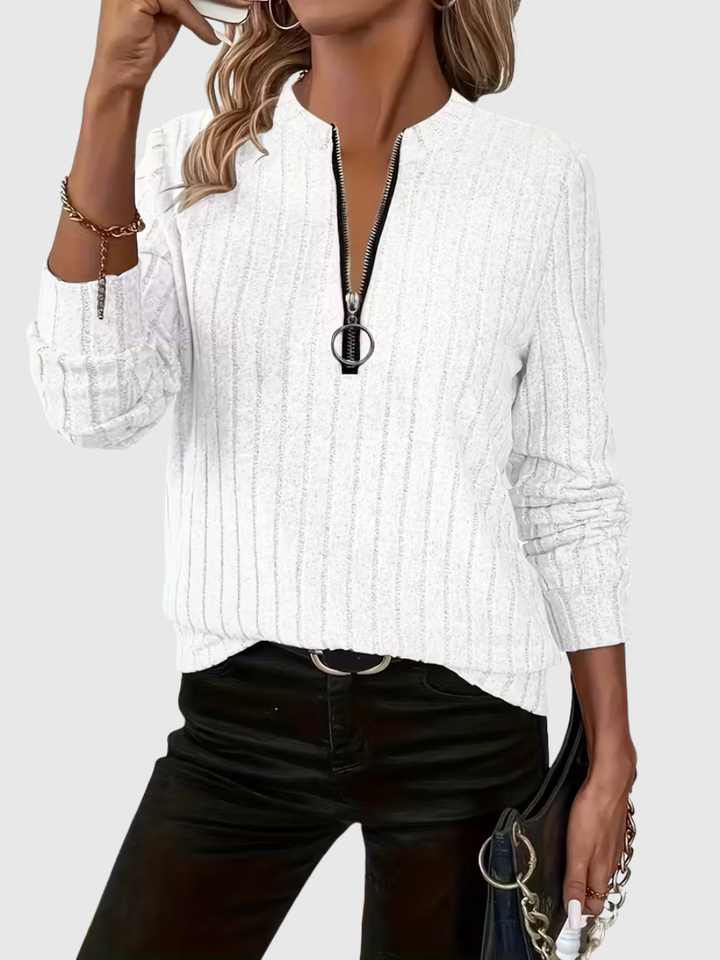 Iris | Elegant Long Sleeve Pullover