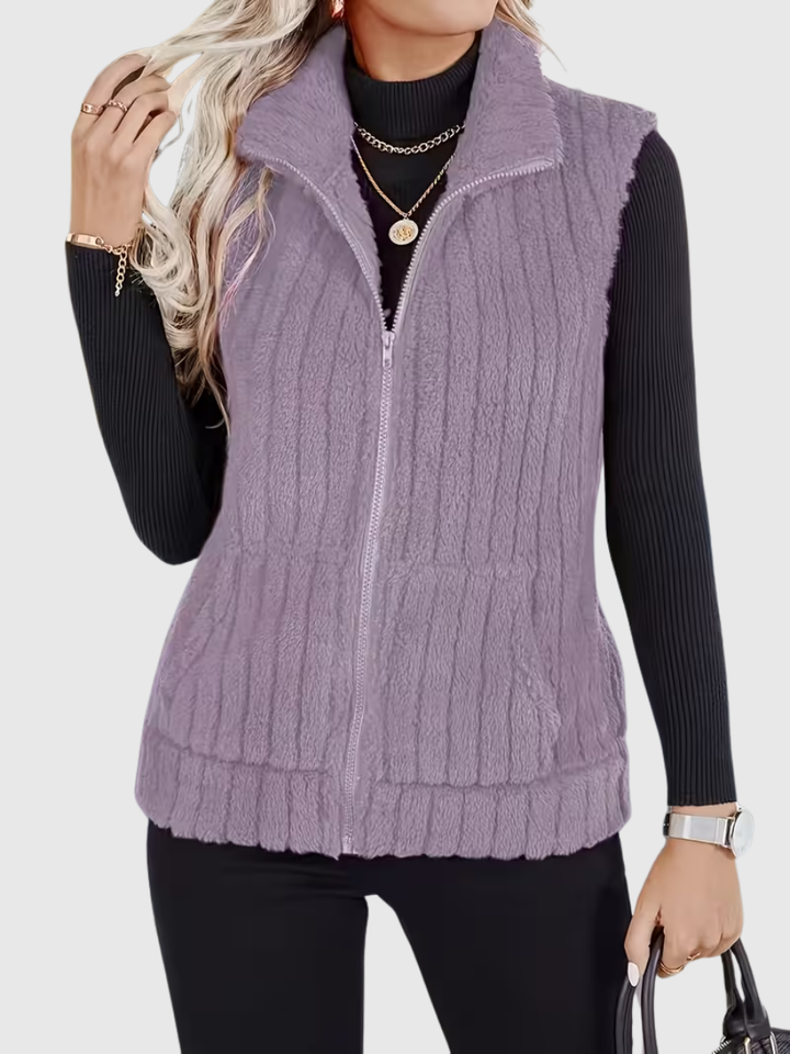 Amy | Double-Sided Plush Vest
