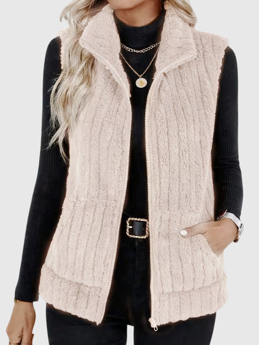 Amy | Double-Sided Plush Vest