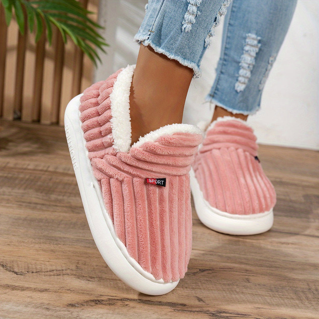 STEPHANIE | COMFORTABLE PLUSH SLIPPERS