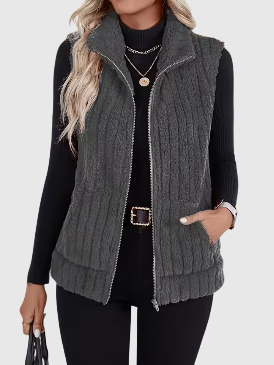 Amy | Double-Sided Plush Vest