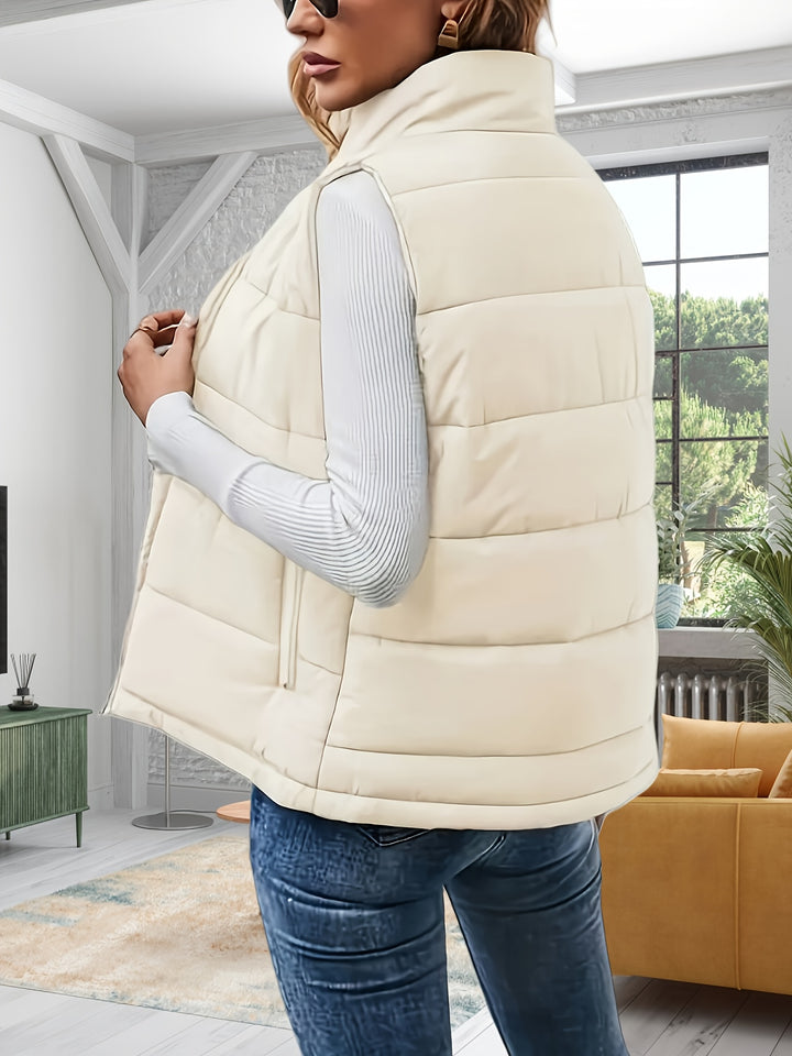 Ivy | Stand-Up Collar Padded Vest