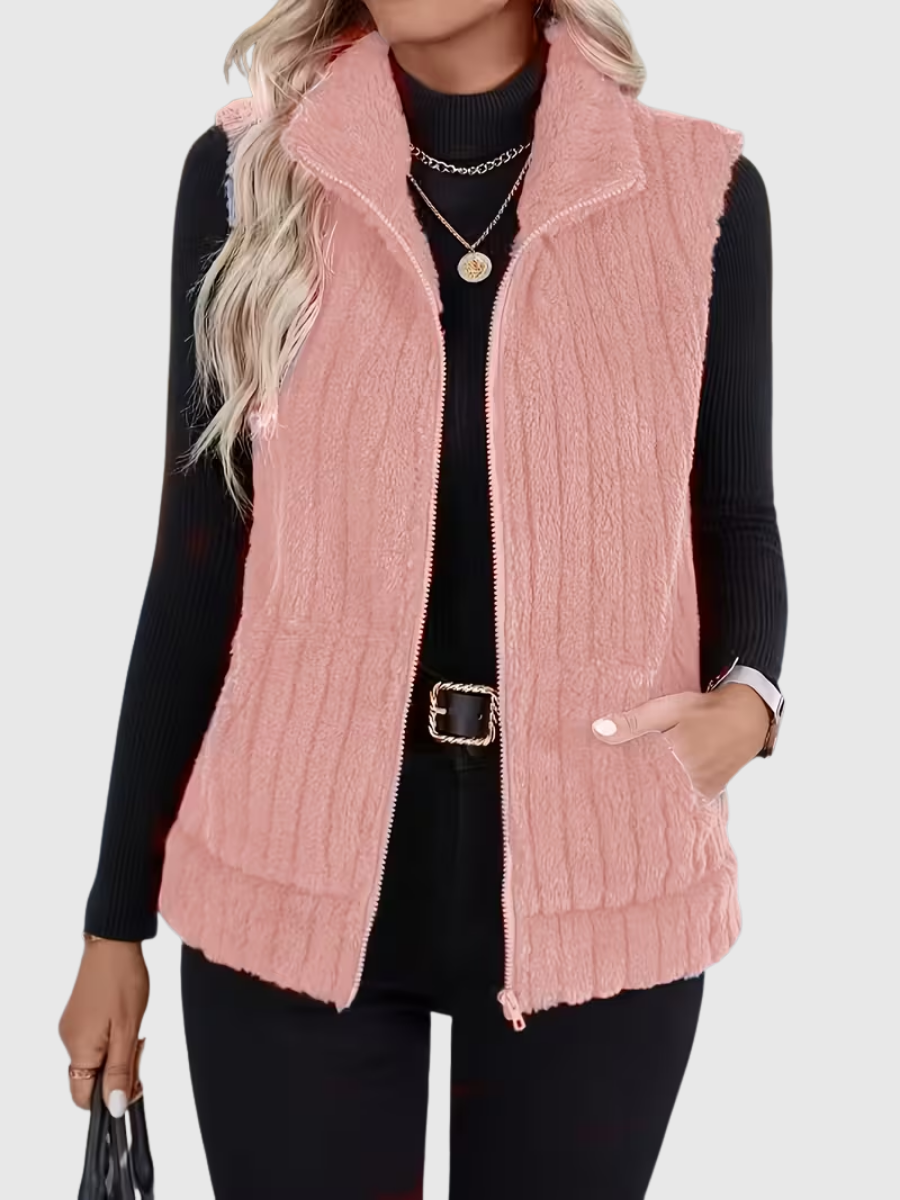 Amy | Double-Sided Plush Vest