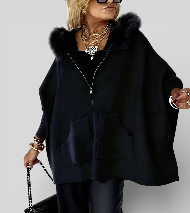 Madison | Casual Hooded Coat with Fur Collar