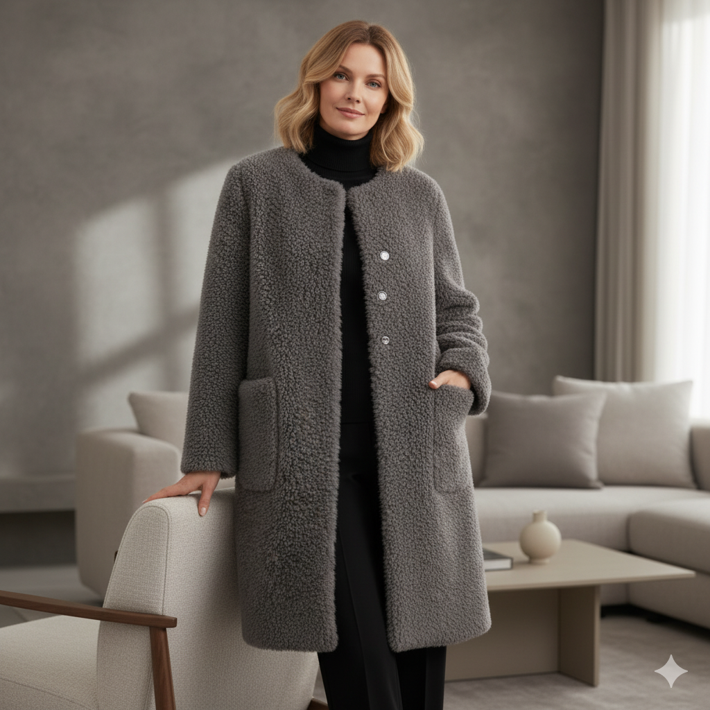 CECYLIA | SHEARLING TEDDY COAT