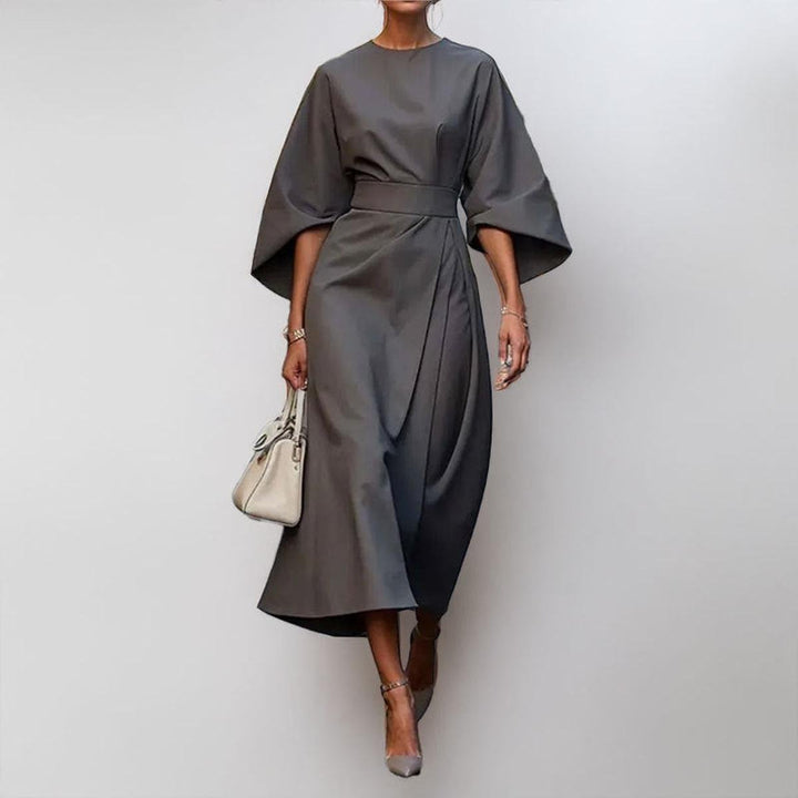 LUCY | Satin Batwing Maxi Dress