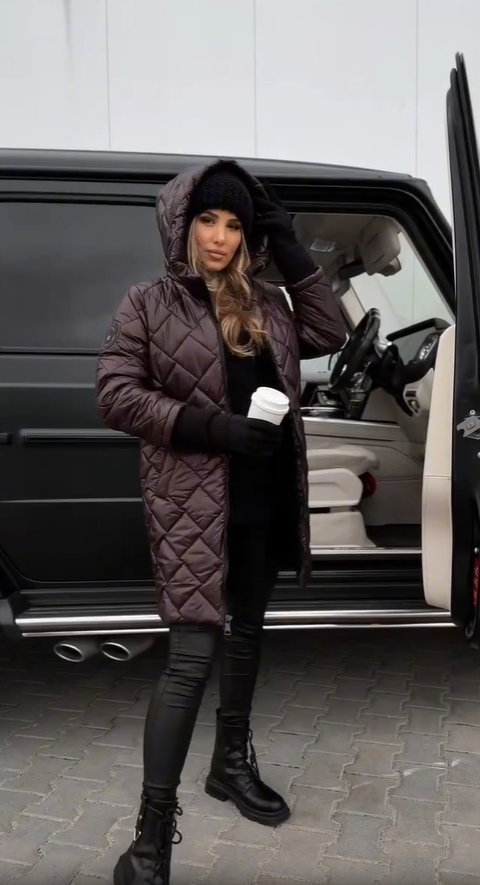 ELISABETH | HOODED QUILTED DOWN JACKET