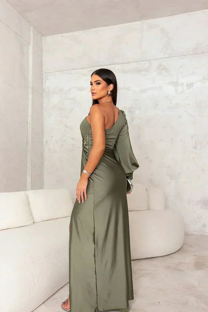 MELYSSA | ELEGANT ONE SHOULDER DRESS