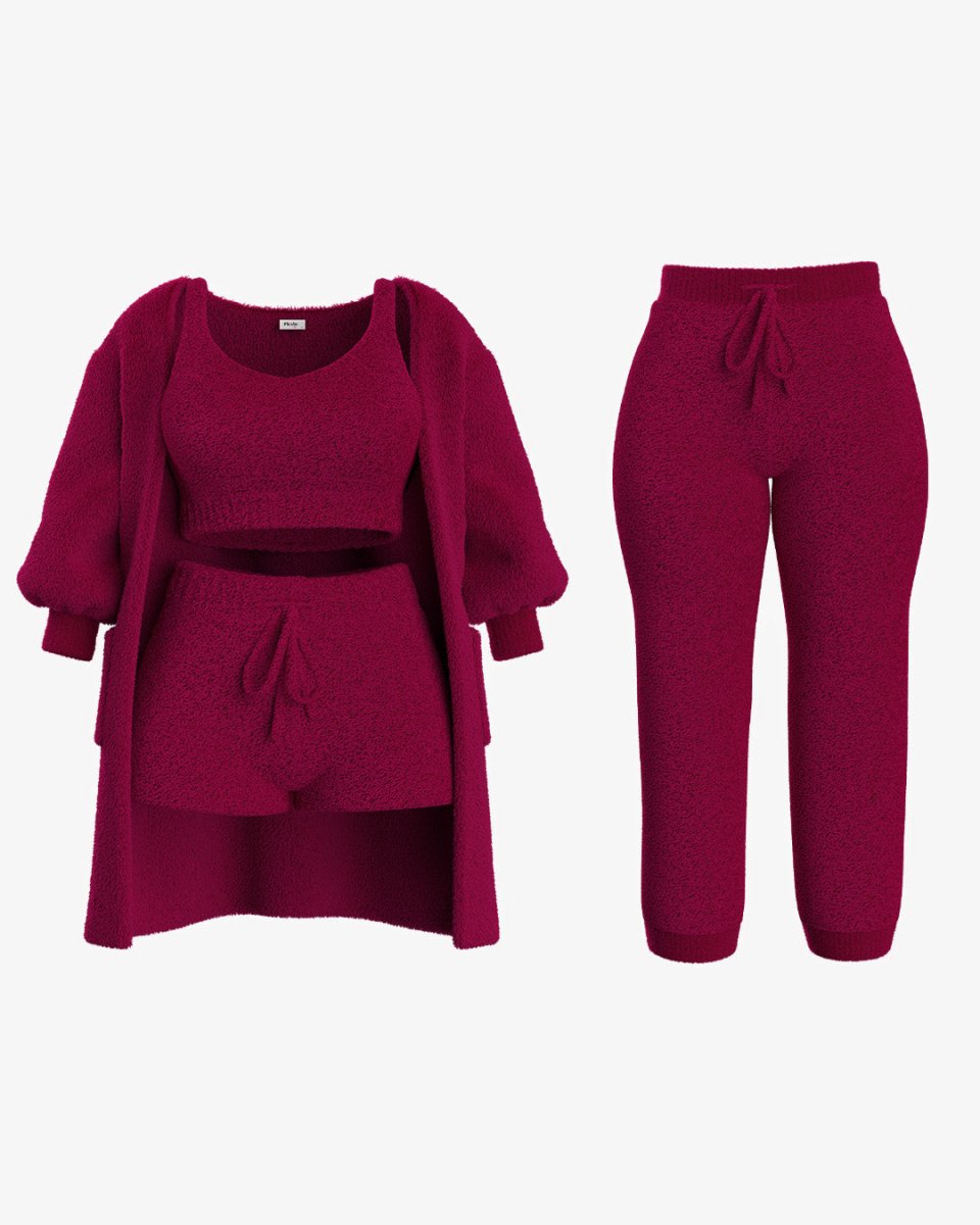 JULIE | BOUCLE KNIT PAJAMA SET